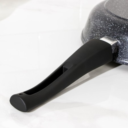 The frying pan “Elite”, D = 24 cm, removable handle, anti -stick coating, black color-4