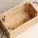 Kashpo wooden three -stringed ropes of the rope 24.5x14.5x11.5 cm natural