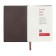 Dated 2025 diary, A5, 176 sheets of Escalada, solid cover of artificial leather, 3D design, foil, liescam embossing, cream block 70 g/m2, brown