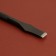 A set of skin carriers 11.4 cm, 3 pcs, black color