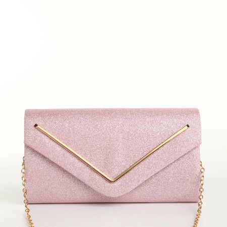 Female bag on a magnet, pink color