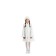 Children's carnival costume "Snow Maiden", white brocade, fur coat, hat, p. 34, height 134 cm