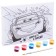 Picture on numbers for children "Lightning Maccuin" 21x15 cm, cars