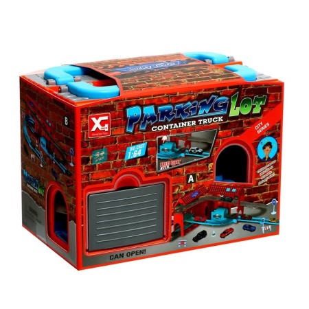 Parking "City", in a case with metal machines-18