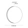 Smalli lamp, 12W LED 4000K, 1100LM, white color, IP43