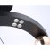 LED LED SCREED AMBRELLA LIGHT, LINTECH, FL5961, LED, 32 W, 2400LUM, 4200K, black color, gold