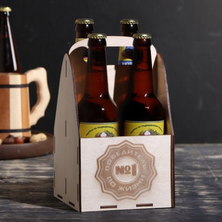 Box for beer "Winner in Life"