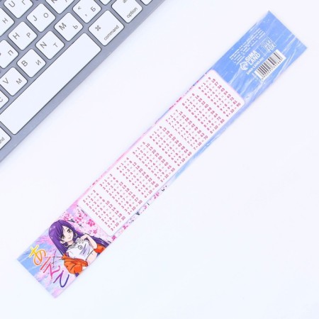 Mounting line, cardboard, 25 cm "anime, purple"-1