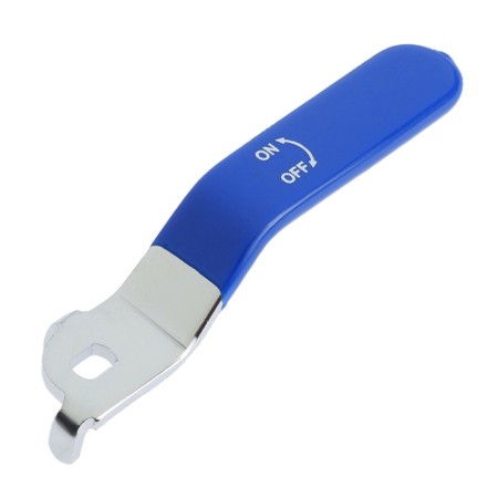 Blue-knob for the ball valve Zein, reinforced, 1/2 "-3/4", rubberized, blue-1