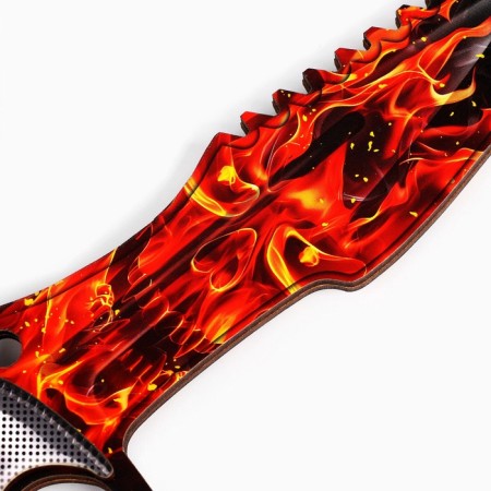 A set of weapons "fiery" shuriken, hunting knife, tech knife, navah knife-13