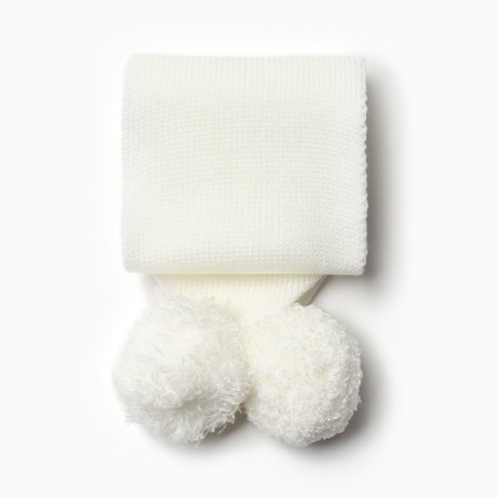 Children's scarf, milk color, size 110x14 cm-2