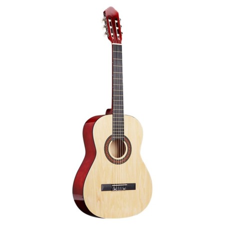 Acoustic guitar, beige color, 102cm-6