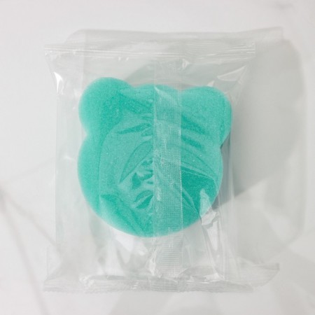 Body sponge "Bear", 9 × 9 cm, color mix-5