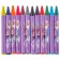 Wax pencils, set of 12 colors, "Elsa and Anna", cold heart