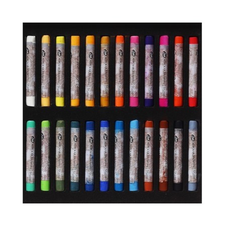 Pastel dry ZHK "Sonnet", 24 colors, Soft, D-8 mm/L-60 mm, round section, art, 7141224-5