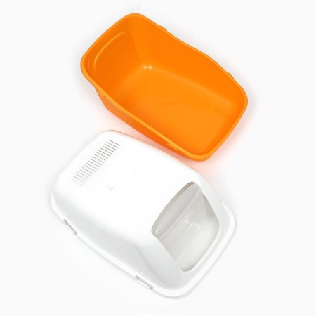 Pet -it house-house for cats 57x39x38, orange/white-8