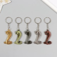 Брелок металл "Опасная кобра" МИКС 5,5х2,5 см
