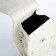 Youth bag on magnet, white color