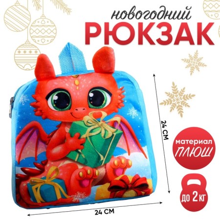 Baby backpack "Dragon smile", p. 24 × 24 cm
