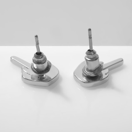 Earrings "Sold" Color silver-2