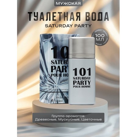 Men's toilet water Saturday Party, 100 ml