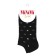Women's socks Mini Trend, size 35-38, Nero color