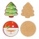 Board game "Crosses-Nolics. Santa Claus and Christmas tree "