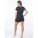 Female suit, size 48, black color