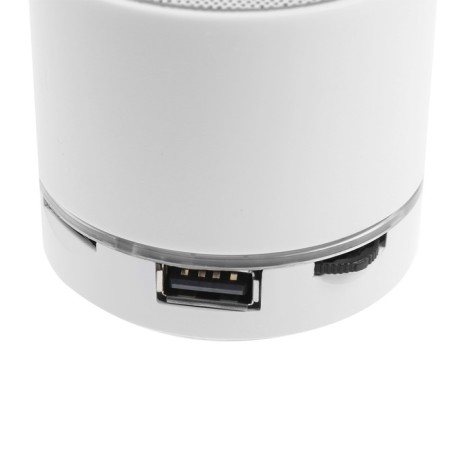 Portable column Luazon Hi-Tech18, 3 watts, 520 mAh, Microsd, USB, white-3
