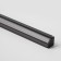 Corner aluminum profile for Elektrostandard LED tape, 2000x16x16 mm, black color