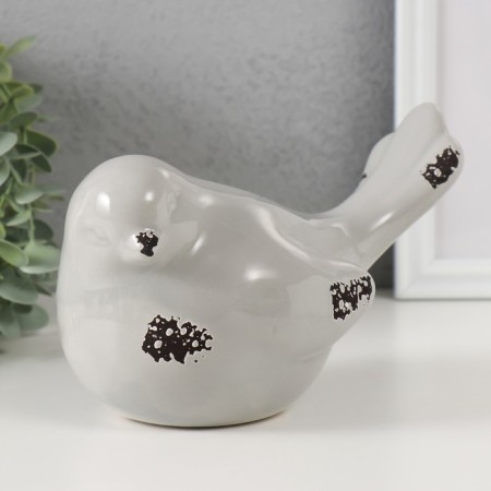 Pigger Ceramics "Gray Sparrows" 18.8 11.9x13 cm