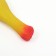 Fresh toy for dogs from latex "ham", 15 cm, yellow/red