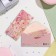Money envelope "Happy Anniversary!" Glitter, Congrev, pink background, hearts, 17x8 cm