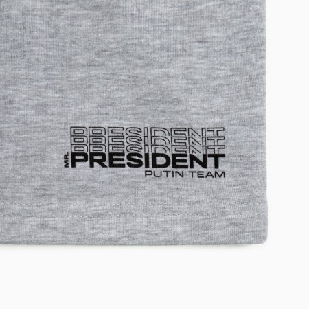 President shorts, size m, color gray-11