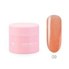 Low -temperature single -phase color gel Adricoco Low Heat, No. 09 Sparking Citrus, 15 ml