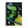 Note book A6, 80 sheets in a cage on the crest of Crazy Neon, covered Cardboard, OFSET block 60 g/m2, mix