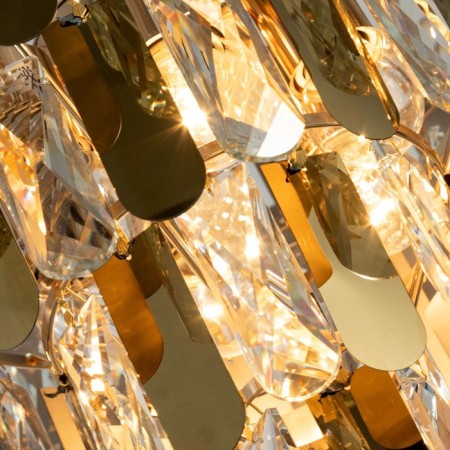 Vivien chandelier, 6x60W E27, color gold-2