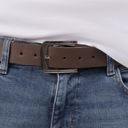 A belt buckle, 6.3 × 5.5 cm, 40 mm, black nickel color-2