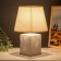 Versalaye table lamp E14 40W white-gold 22x22x31 cm Risalux