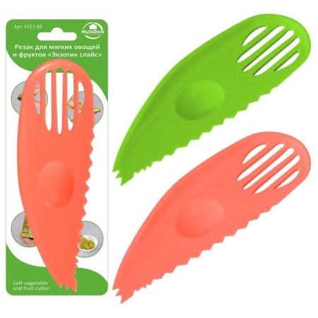 A cutter for soft vegetables and fruits Multida "Exotic Slice", plastic