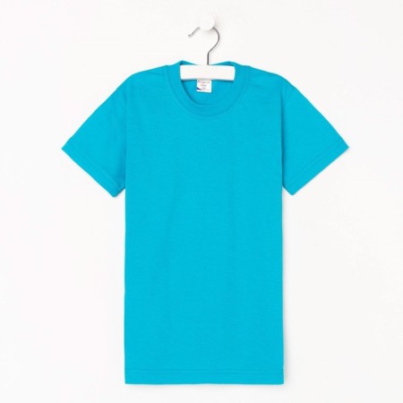 Children's T -shirt, Blue Mix color, height 122 cm-5