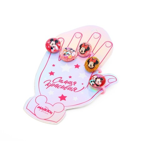 Ring, jewelry, 5 pieces, Minnie Mouse-1