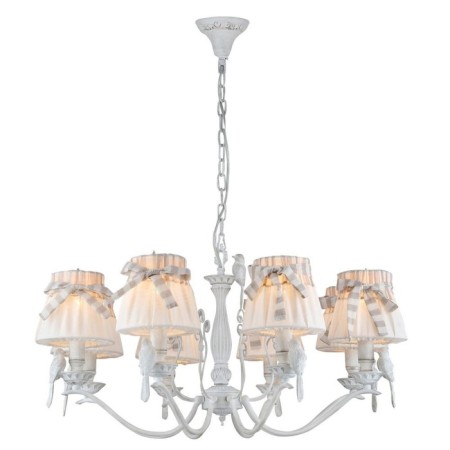 Maytoni ARM013-08-W, 8HE14, 40W, 75x75x88 cm, white antik color