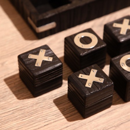 Game table "Crosses-nolics" 17x17 cm, manpower, steel-4