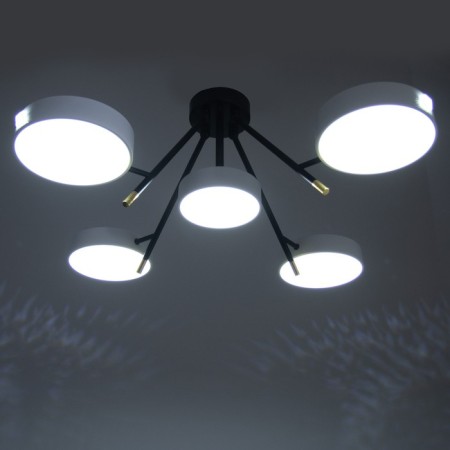 Luga "Lag" 5XLED 120W 3000-6000K black and white 81x81x30 cm Bayerlux-2