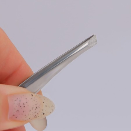 Pinzet beast, narrow, 9 cm, silver color-1