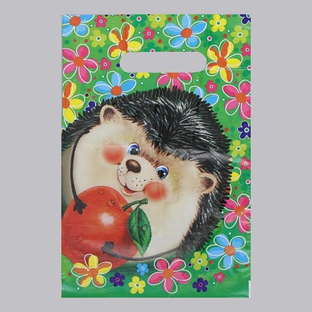 Package "Hedgehog", polyethylene with a cut pen, 30 μm, 20 x 30 cm