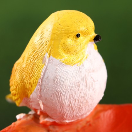 Garden figure - a drinker "Bird on a mushroom" 13x15x20cm ////-5