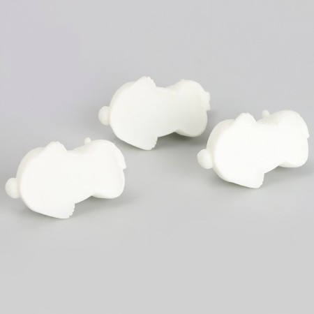 Miniature Puppet "White Bear", set of 3 pcs., Size 1 pc. - 2.5 × 2 × 3.5 cm-7