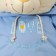 Soft toy "Bear" in a jacket, 95 cm, white color